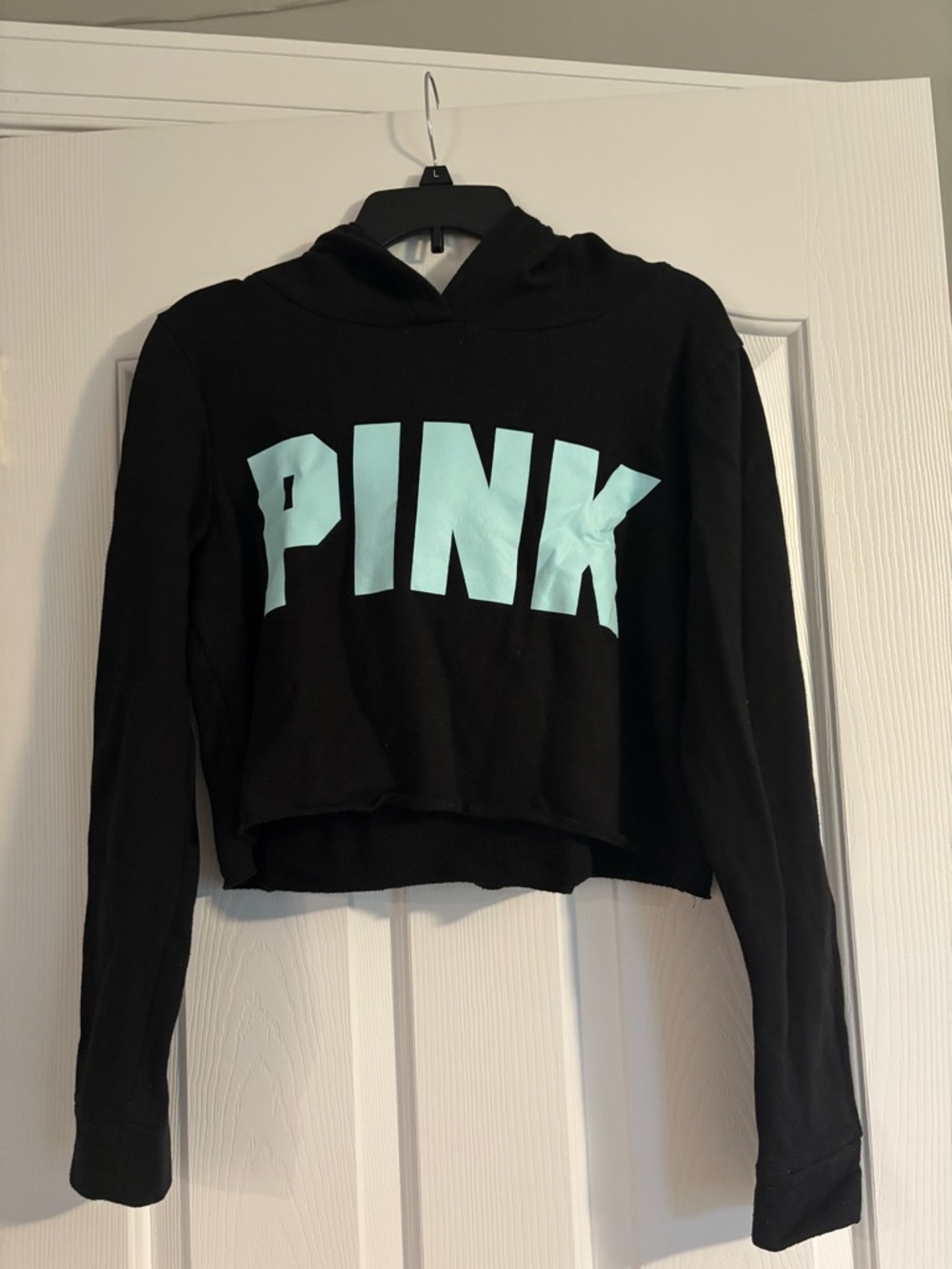 PINK Victoria's Secret Black Pullover Hoodie